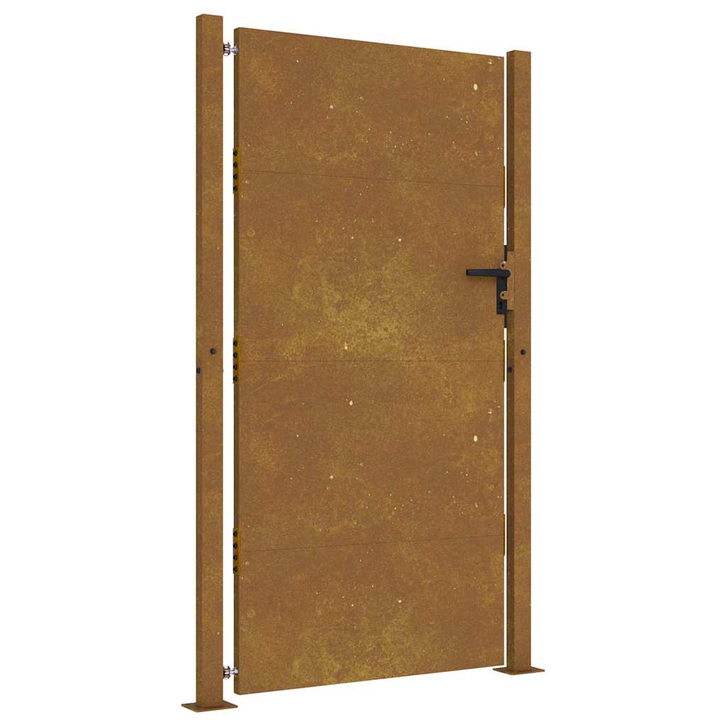 vidaXL Πόρτα Κήπου 100x200 εκ. από Ατσάλι Corten