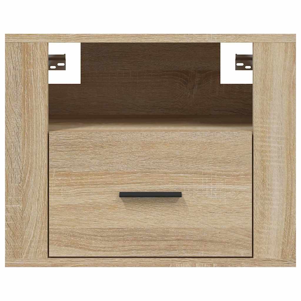 vidaXL Κομοδίνα Επιτοίχιο Sonoma Δρυς 50x36x40 εκ.