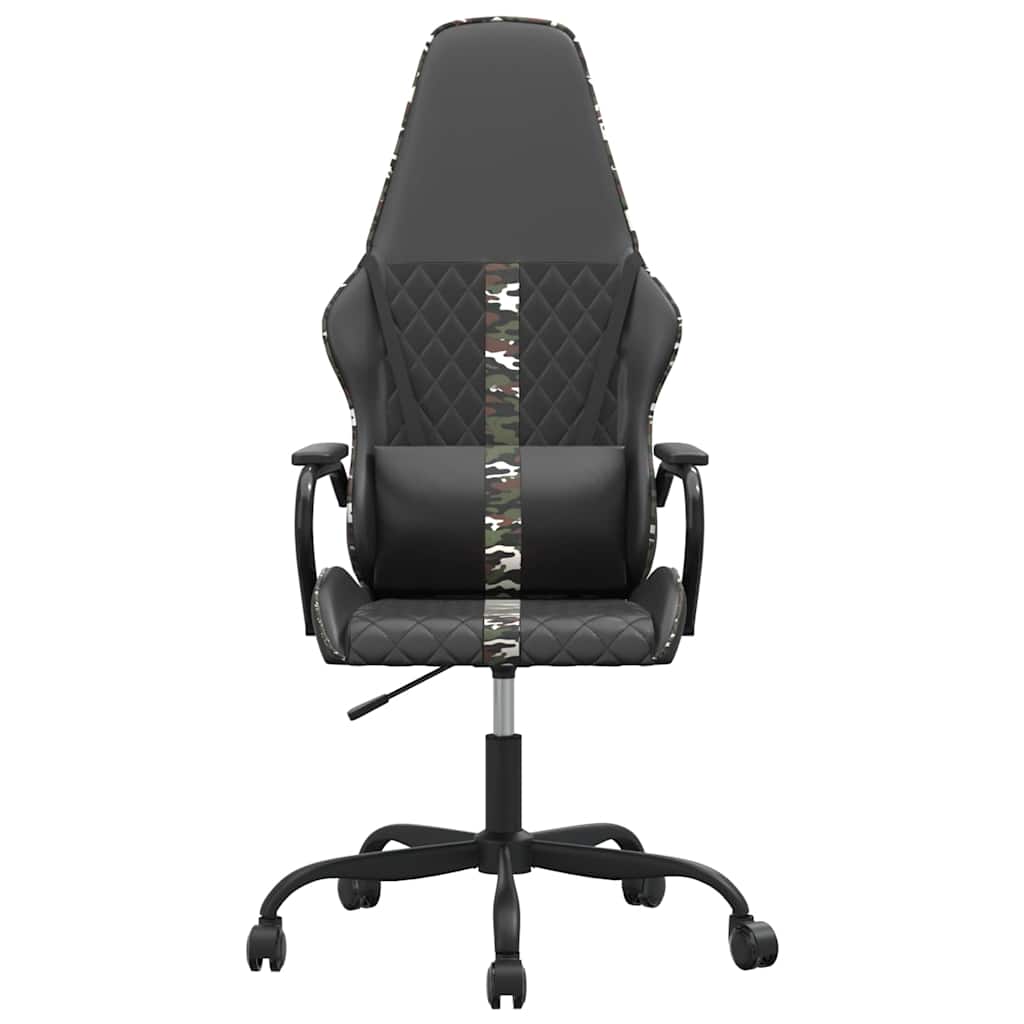 vidaXL Καρέκλα Gaming Μαύρο/Παραλλαγή από Συνθετικό Δέρμα