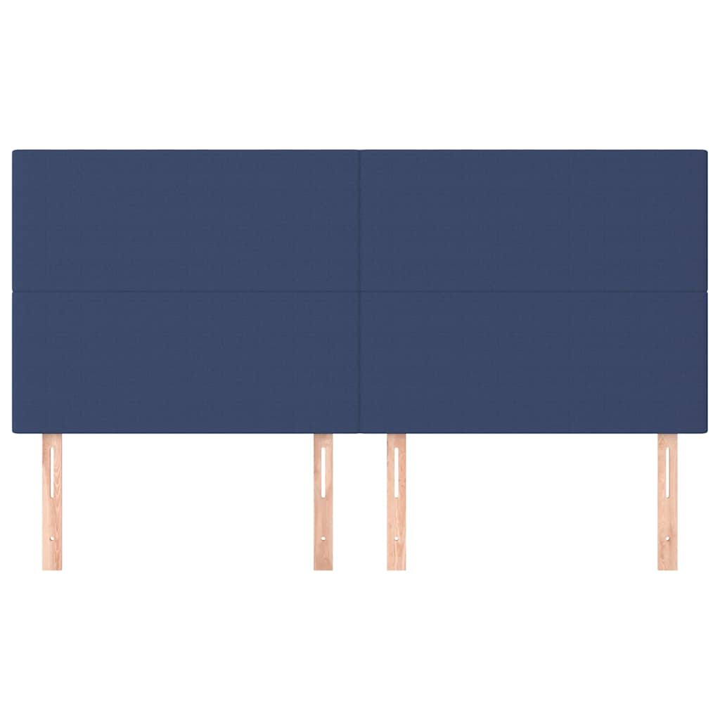 vidaXL Κεφαλάρι Μπλε 200x5x118/128 εκ. Ύφασμα