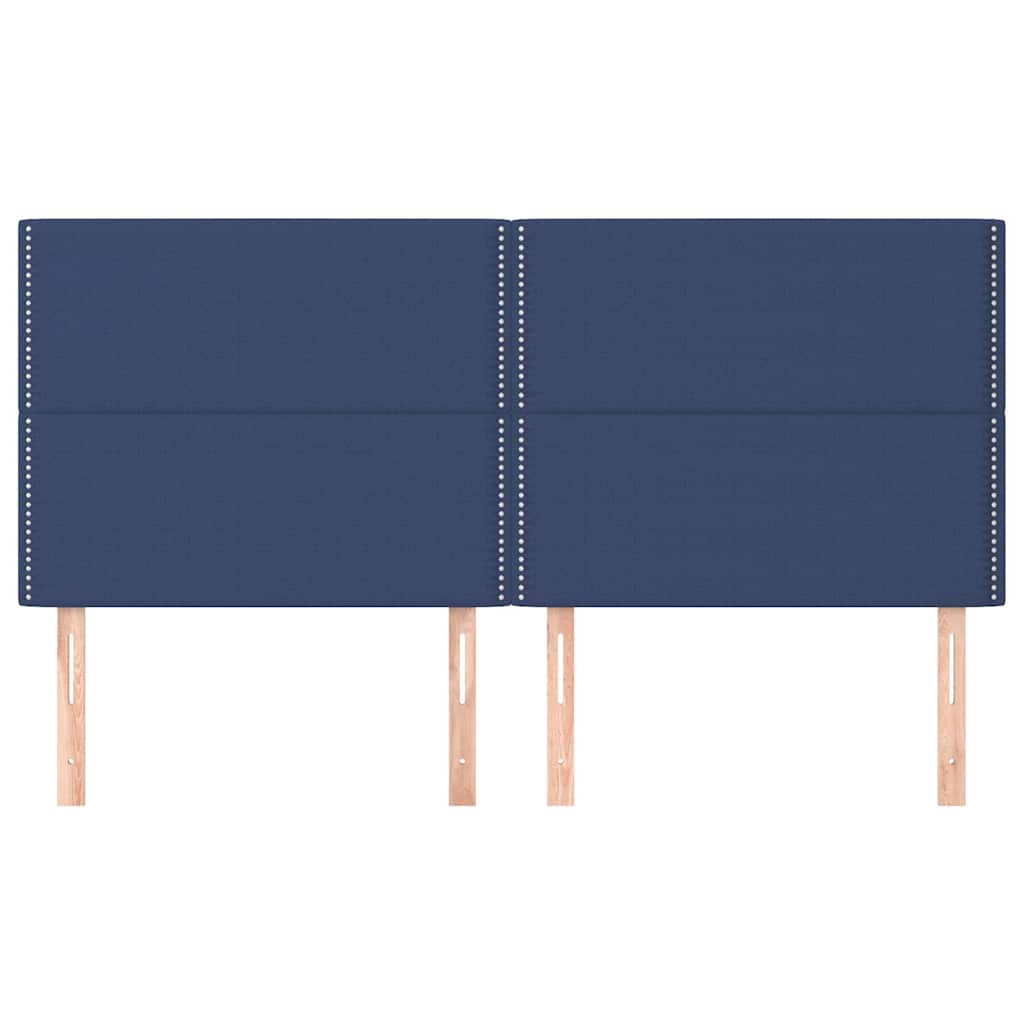 vidaXL Κεφαλάρι Μπλε 200x5x118/128 εκ. Ύφασμα
