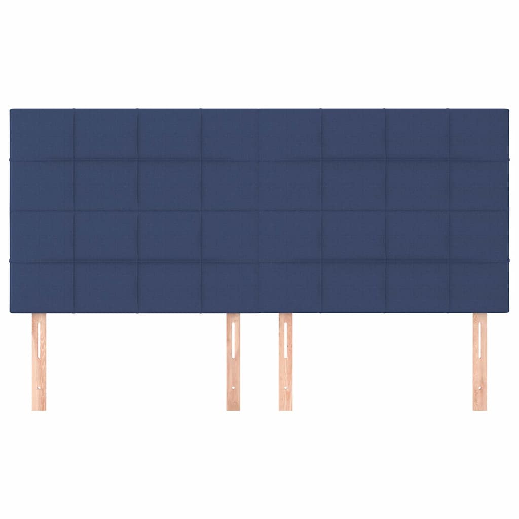 vidaXL Κεφαλάρι Μπλε 180x5x118/128 εκ. Ύφασμα