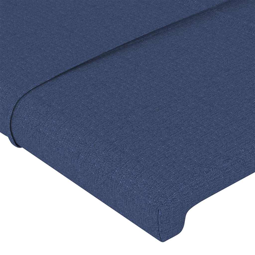 vidaXL Κεφαλάρι Μπλε 180x5x118/128 εκ. Ύφασμα