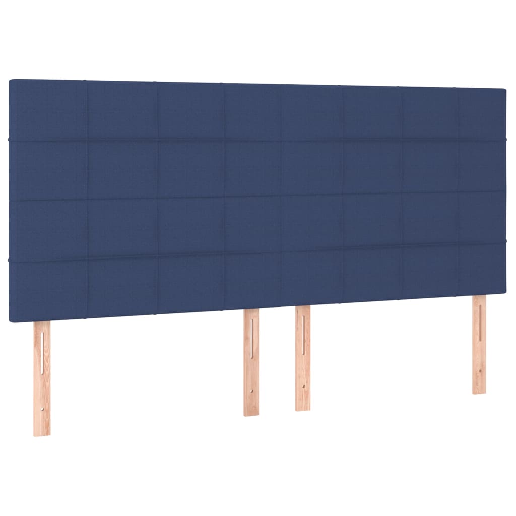 vidaXL Κεφαλάρι Μπλε 200x5x118/128 εκ. Ύφασμα