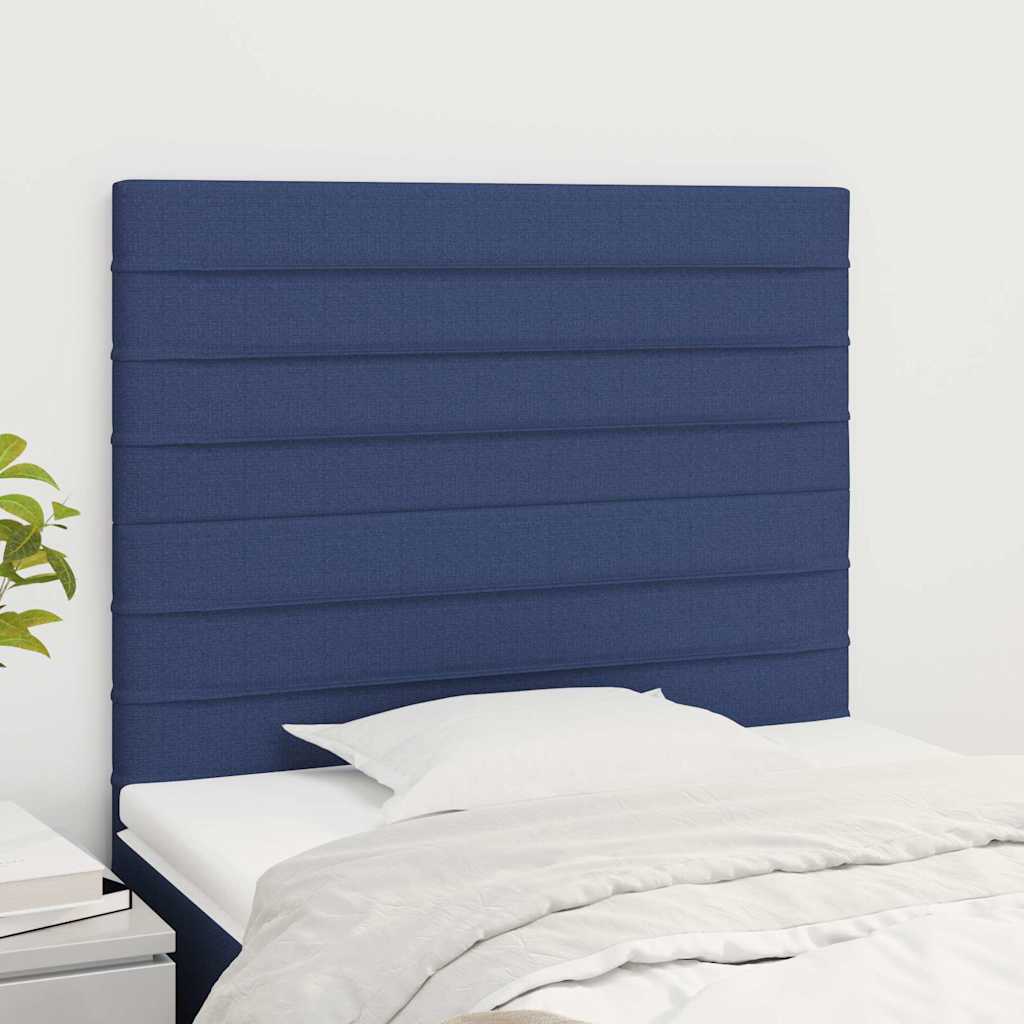 vidaXL Κεφαλάρι Μπλε 90x5x118/128 εκ. Ύφασμα