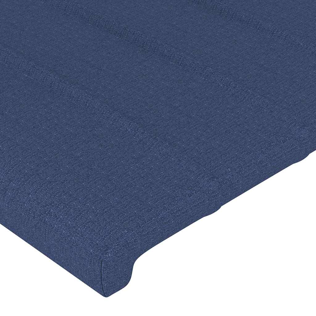 vidaXL Κεφαλάρι Μπλε 90x5x118/128 εκ. Ύφασμα
