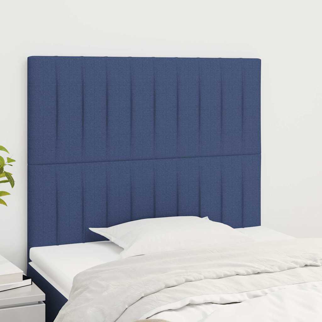 vidaXL Κεφαλάρι Μπλε 90x5x118/128 εκ. Ύφασμα