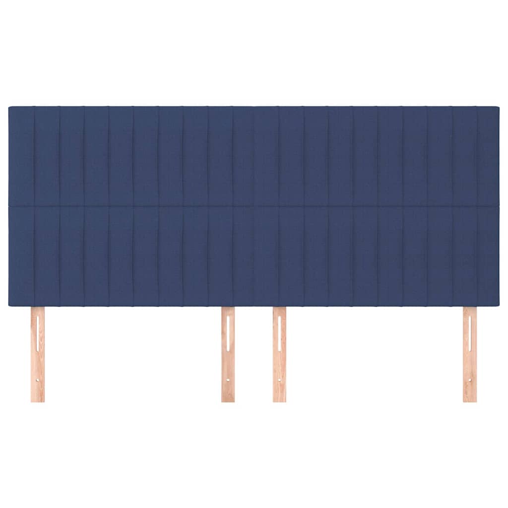 vidaXL Κεφαλάρι Μπλε 160x5x118/128 εκ. Ύφασμα