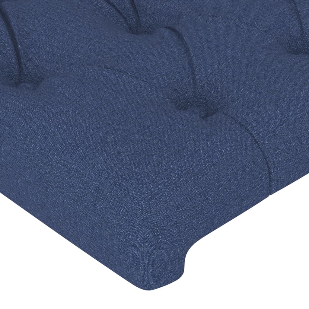 vidaXL Κεφαλάρι Μπλε 90x7x118/128 εκ. Ύφασμα