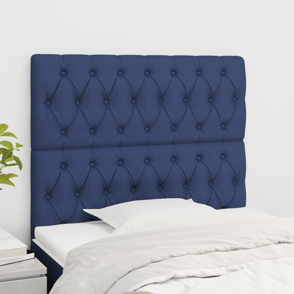 vidaXL Κεφαλάρι Μπλε 90x7x118/128 εκ. Ύφασμα