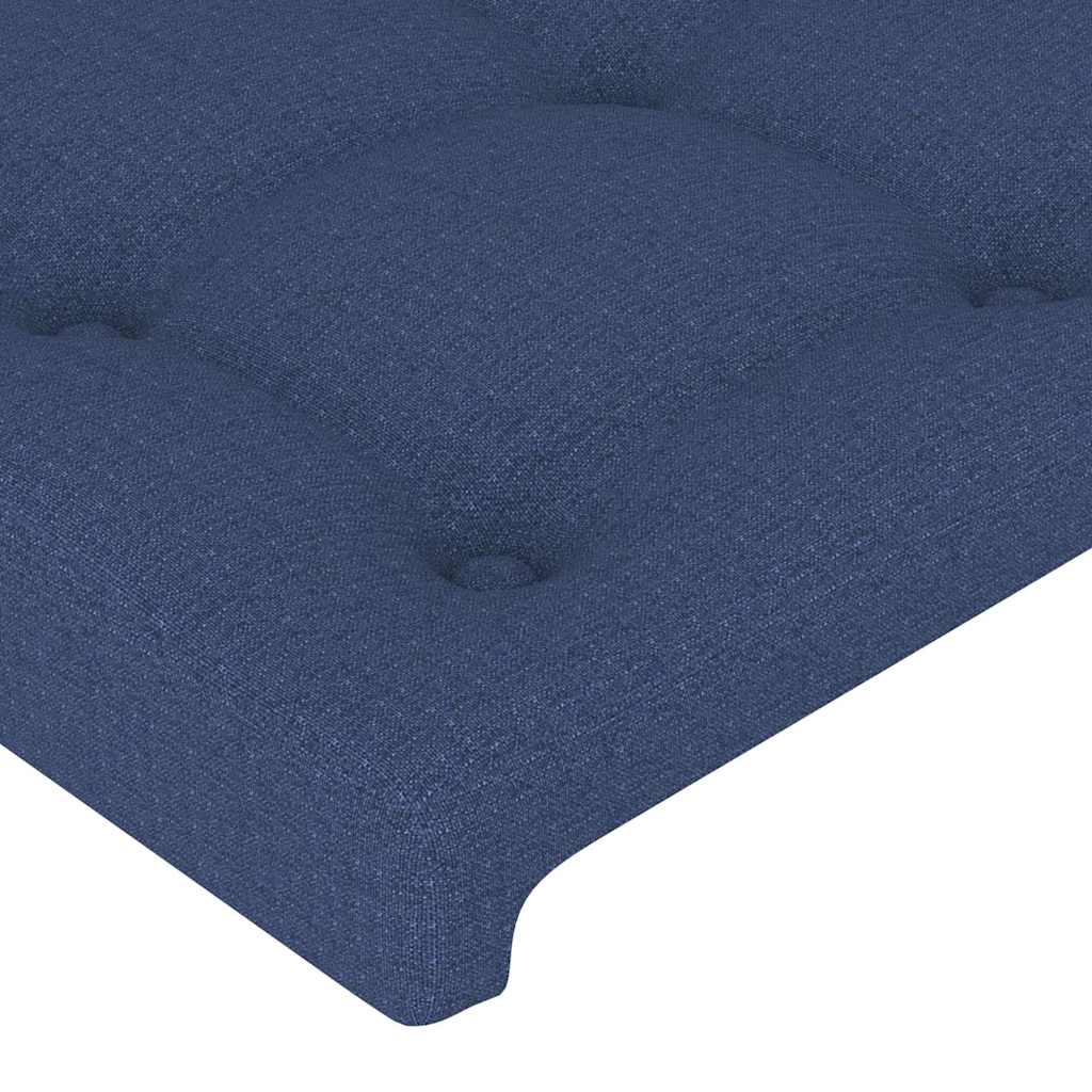 vidaXL Κεφαλάρι Μπλε 160x5x118/128 εκ. Ύφασμα