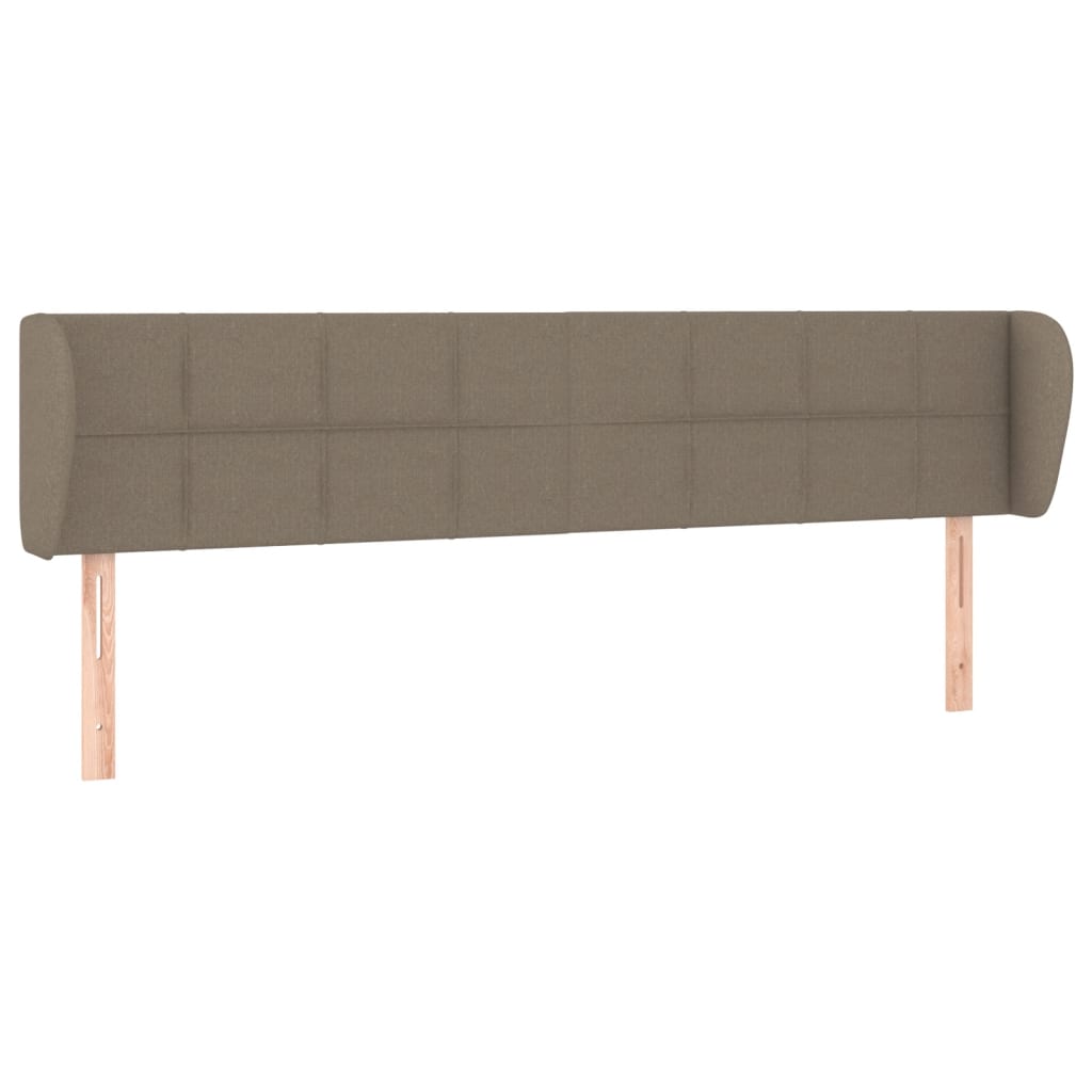 vidaXL Κεφαλάρι με Πτερύγια Taupe 163x23x78/88 εκ. Υφασμάτινο