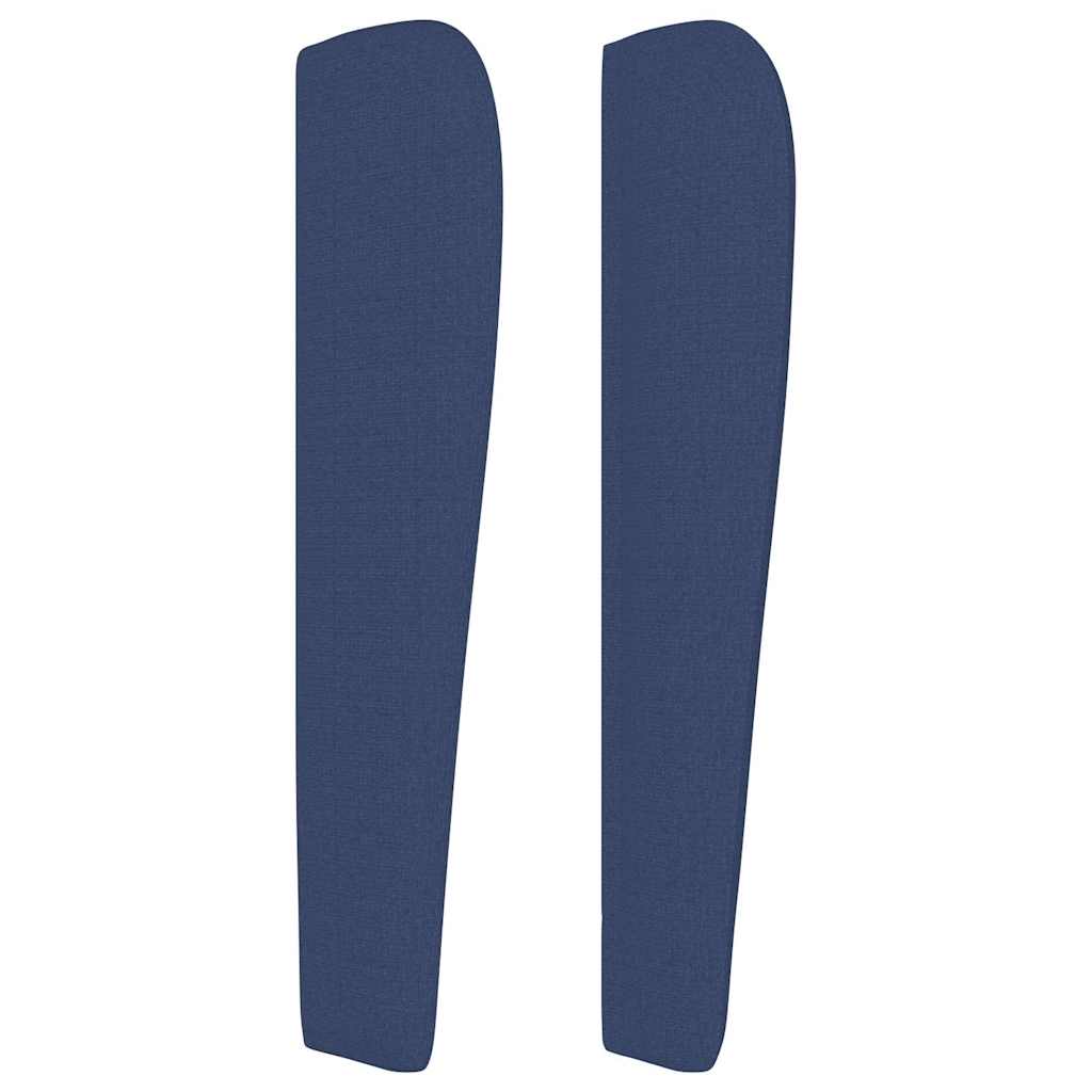vidaXL Κεφαλάρι με Πτερύγια Μπλε 203x23x118/128 εκ. Υφασμάτινο