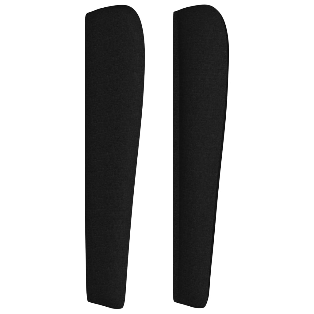 vidaXL Κεφαλάρι με Πτερύγια Μαύρο 147x23x118/128 εκ. Υφασμάτινο