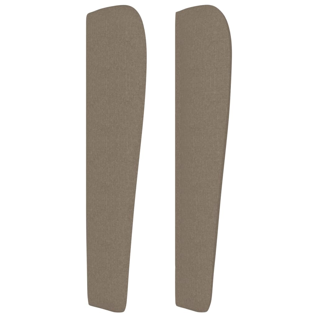 vidaXL Κεφαλάρι με Πτερύγια Taupe 163x23x118/128 εκ. Υφασμάτινο
