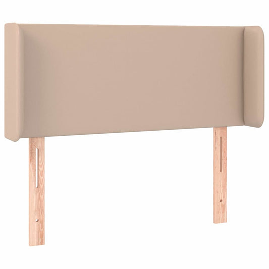 vidaXL Κεφαλάρι με Πτερύγια Καπουτσίνο 93x16x78/88 εκ. Συνθετικό Δέρμα