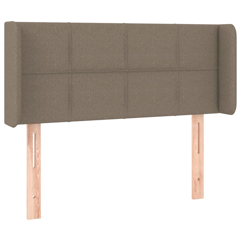 vidaXL Κεφαλάρι με Πτερύγια Taupe 103x16x78/88 εκ. Υφασμάτινο