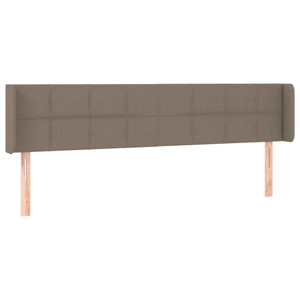 vidaXL Κεφαλάρι με Πτερύγια Taupe 183x16x78/88 εκ. Υφασμάτινο