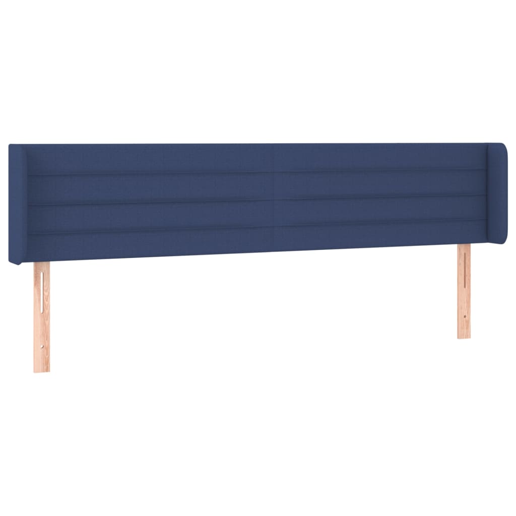 vidaXL Κεφαλάρι με Πτερύγια Μπλε 163x16x78/88 εκ. Υφασμάτινο