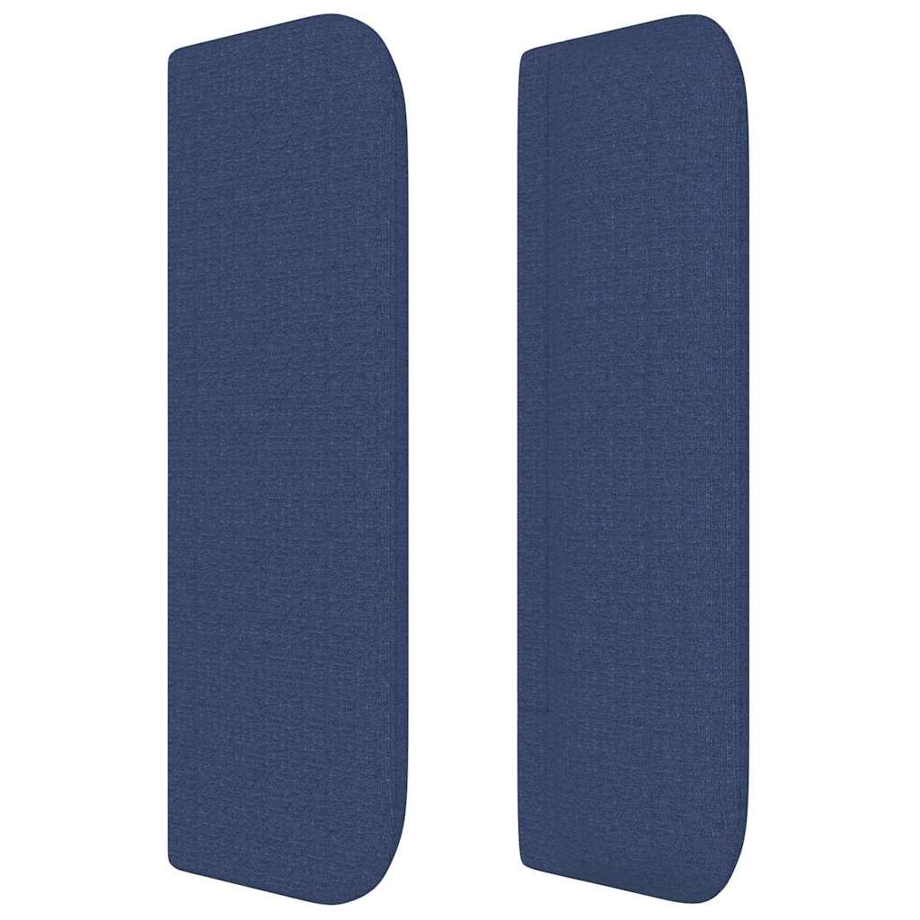 vidaXL Κεφαλάρι με Πτερύγια Μπλε 183x16x78/88 εκ. Υφασμάτινο