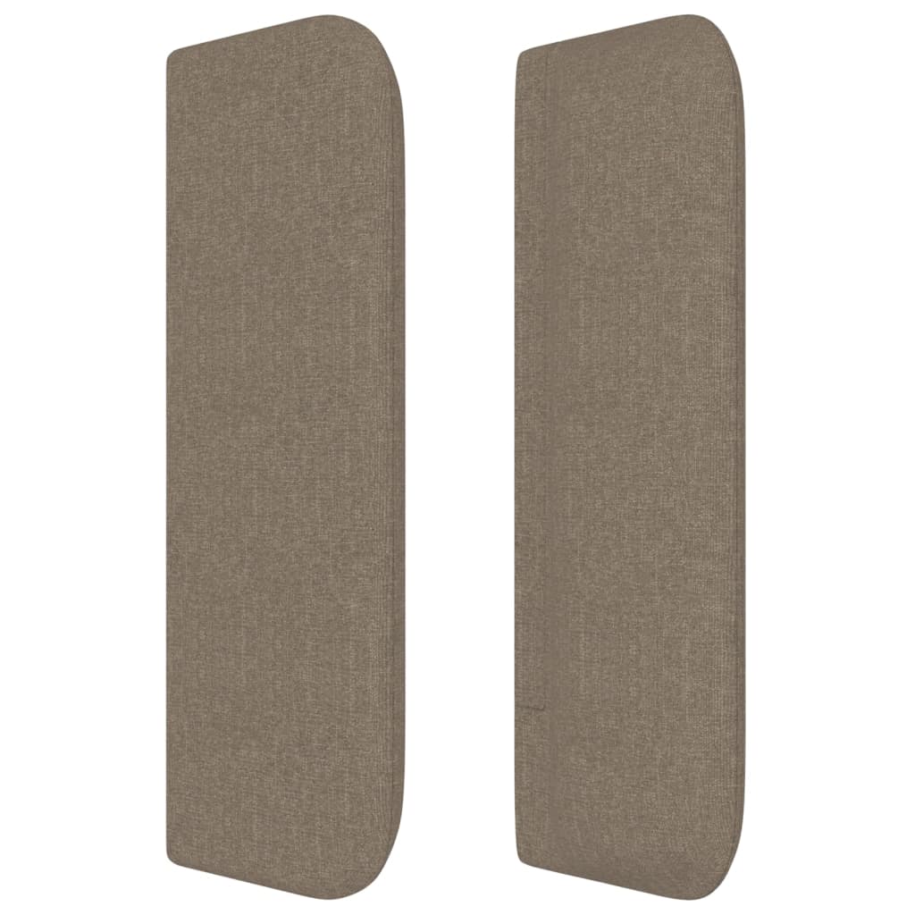 vidaXL Κεφαλάρι με Πτερύγια Taupe 163x16x78/88 εκ. Υφασμάτινο