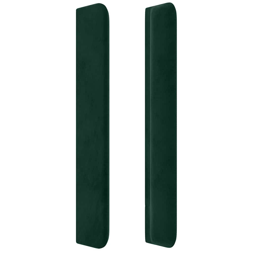 vidaXL Κεφαλάρι με Πτερύγια Πράσινο 147x16x118/128 εκ. Βελούδινο