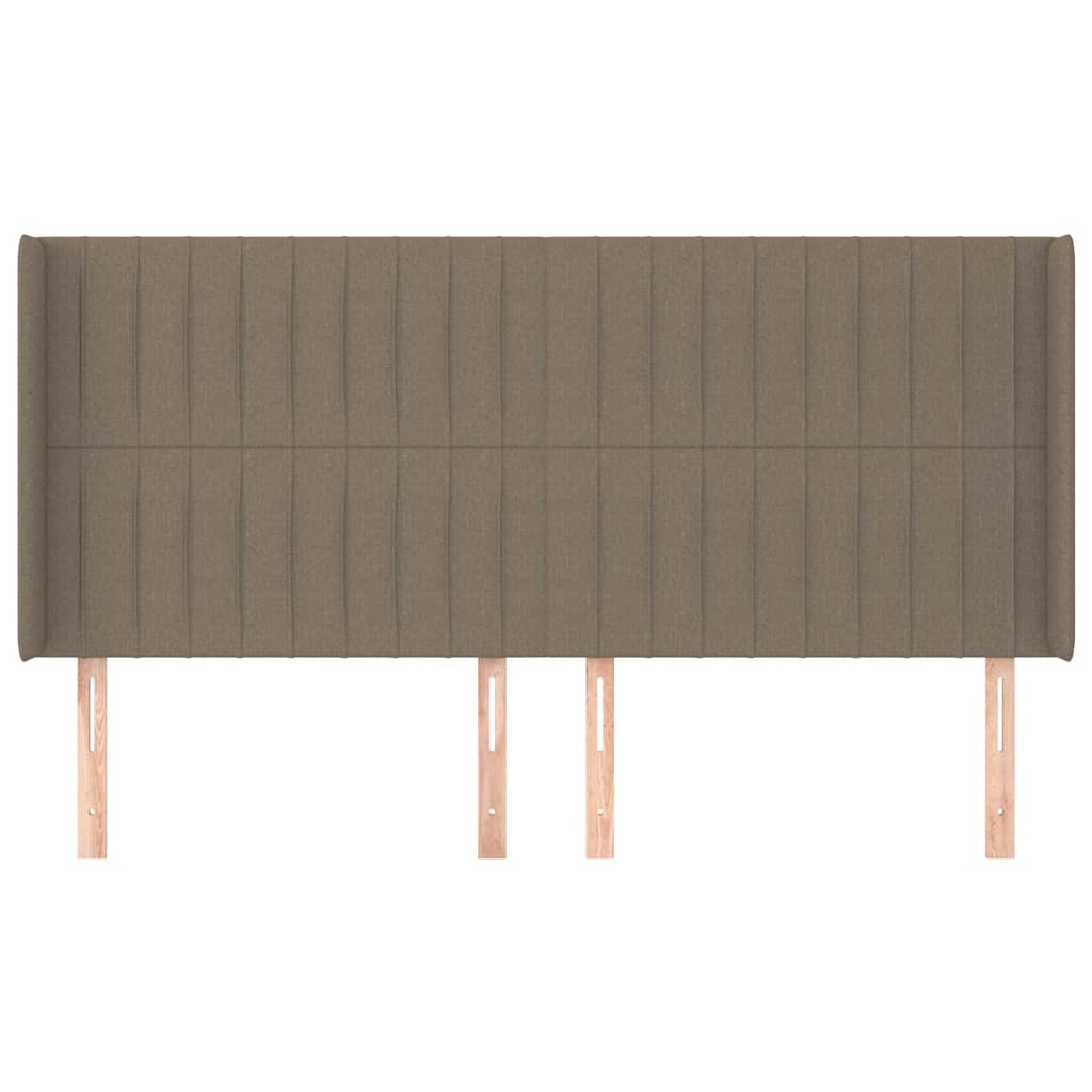 vidaXL Κεφαλάρι με Πτερύγια Taupe 203x16x118/128 εκ. Υφασμάτινο