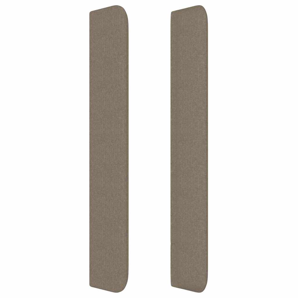 vidaXL Κεφαλάρι με Πτερύγια Taupe 203x16x118/128 εκ. Υφασμάτινο