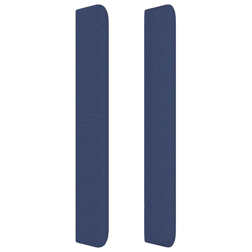 vidaXL Κεφαλάρι με Πτερύγια Μπλε 163x16x118/128 εκ. Υφασμάτινο