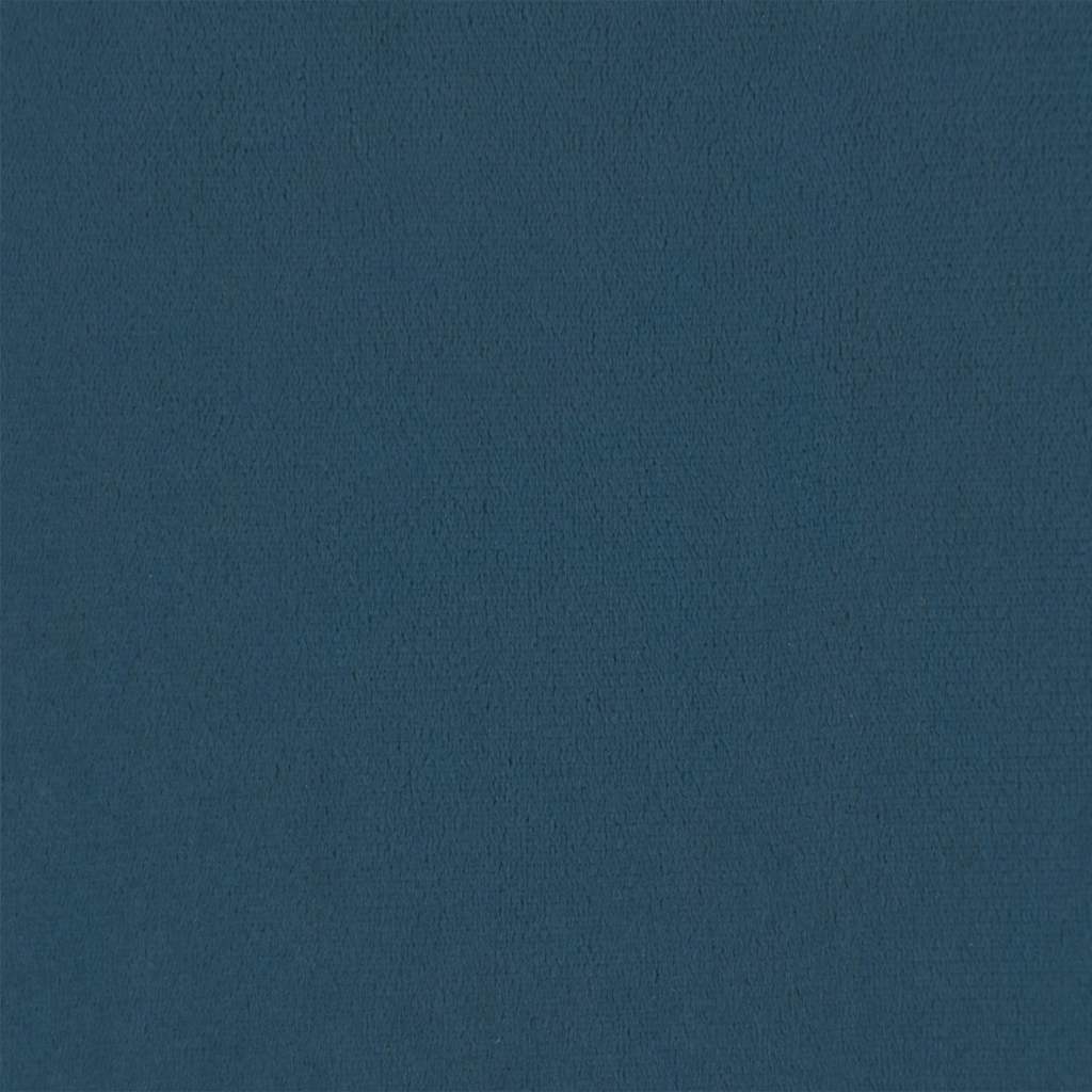 vidaXL Κρεβάτι Boxspring με Στρώμα Σκούρο Μπλε 160x200 εκ. Βελούδινο