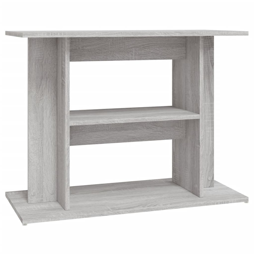 vidaXL Βάση Ενυδρείου Γκρι Sonoma 80x35x60 εκ. από Επεξεργασμένο Ξύλο