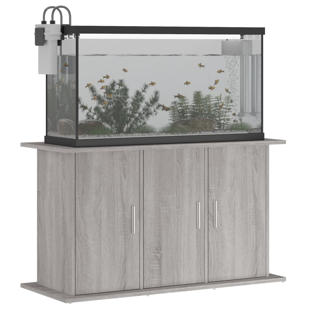 vidaXL Βάση Ενυδρείου Γκρι Sonoma 101x41x58 εκ. από Επεξεργασμένο Ξύλο