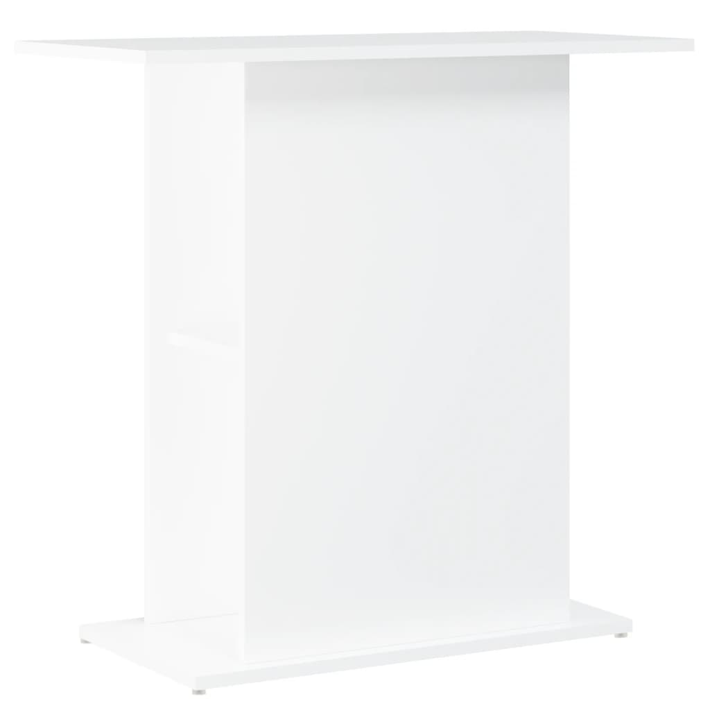 vidaXL Βάση Ενυδρείου Λευκή 75x36x72,5 εκ. από Επεξεργασμένο Ξύλο