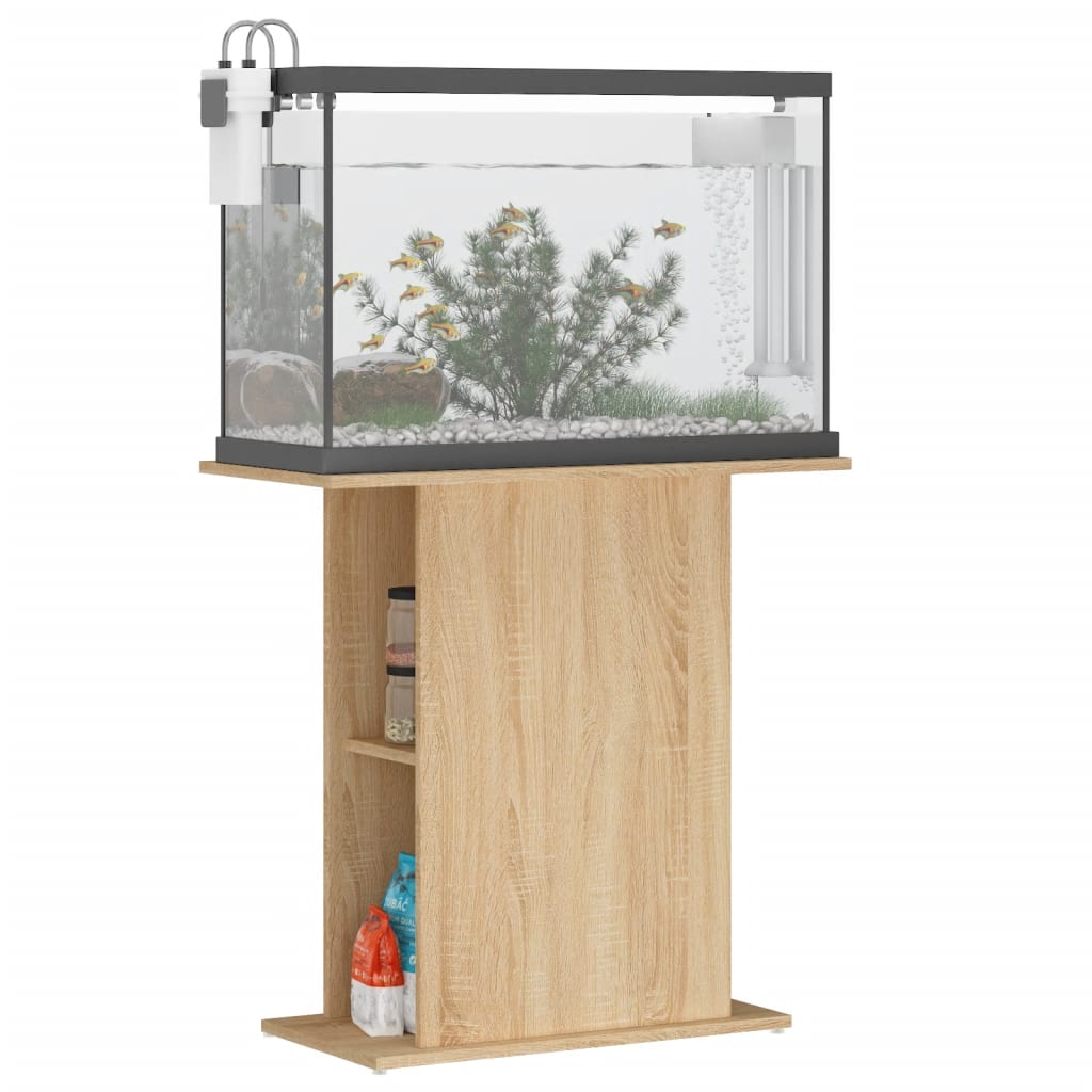 vidaXL Βάση Ενυδρείου Sonoma Δρυς 75x36x72,5 εκ. Επεξεργασμένο Ξύλο