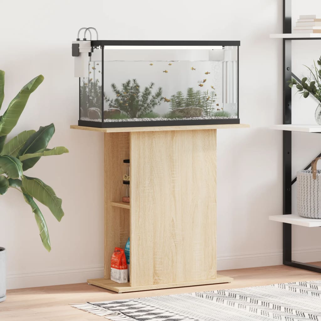 vidaXL Βάση Ενυδρείου Sonoma Δρυς 75x36x72,5 εκ. Επεξεργασμένο Ξύλο