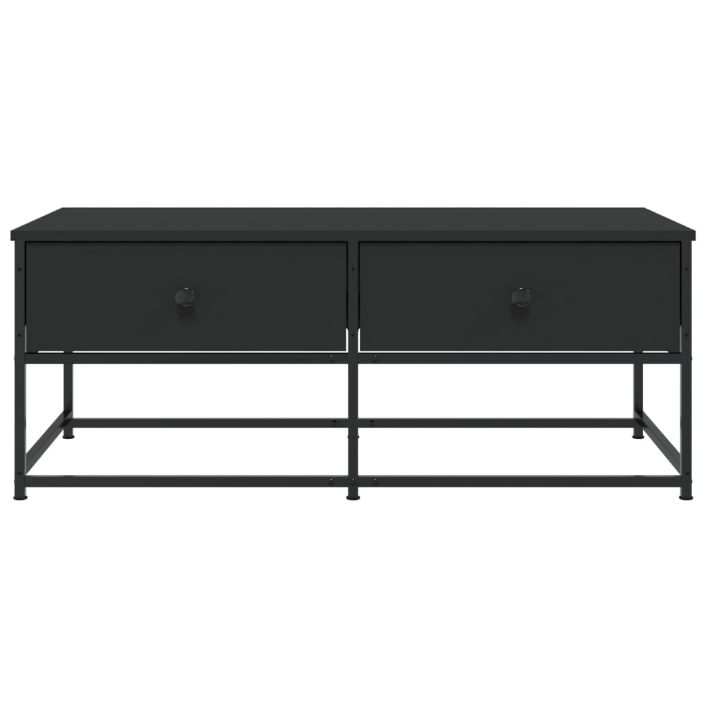 vidaXL Τραπεζάκι Σαλονιού Μαύρο 100x51x40 εκ. Επεξεργασμένο Ξύλο