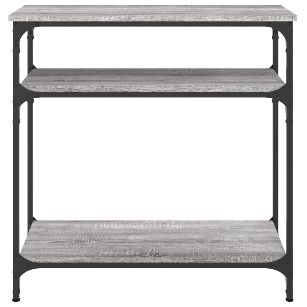 vidaXL Τραπέζι Κονσόλα Γκρι Sonoma 75x29x75 εκ. Επεξεργασμένο Ξύλο