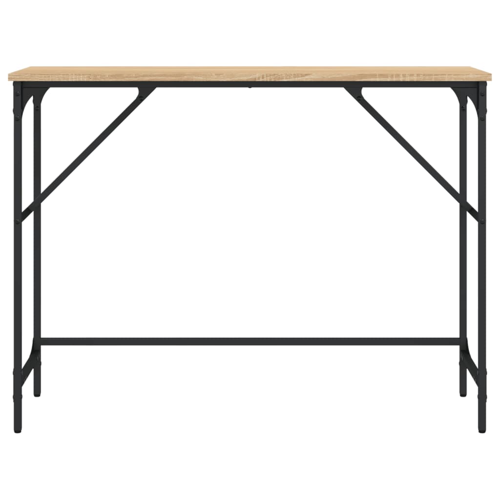 vidaXL Τραπέζι Κονσόλα Sonoma Δρυς 100x32x75 εκ. Επεξεργασμένο Ξύλο
