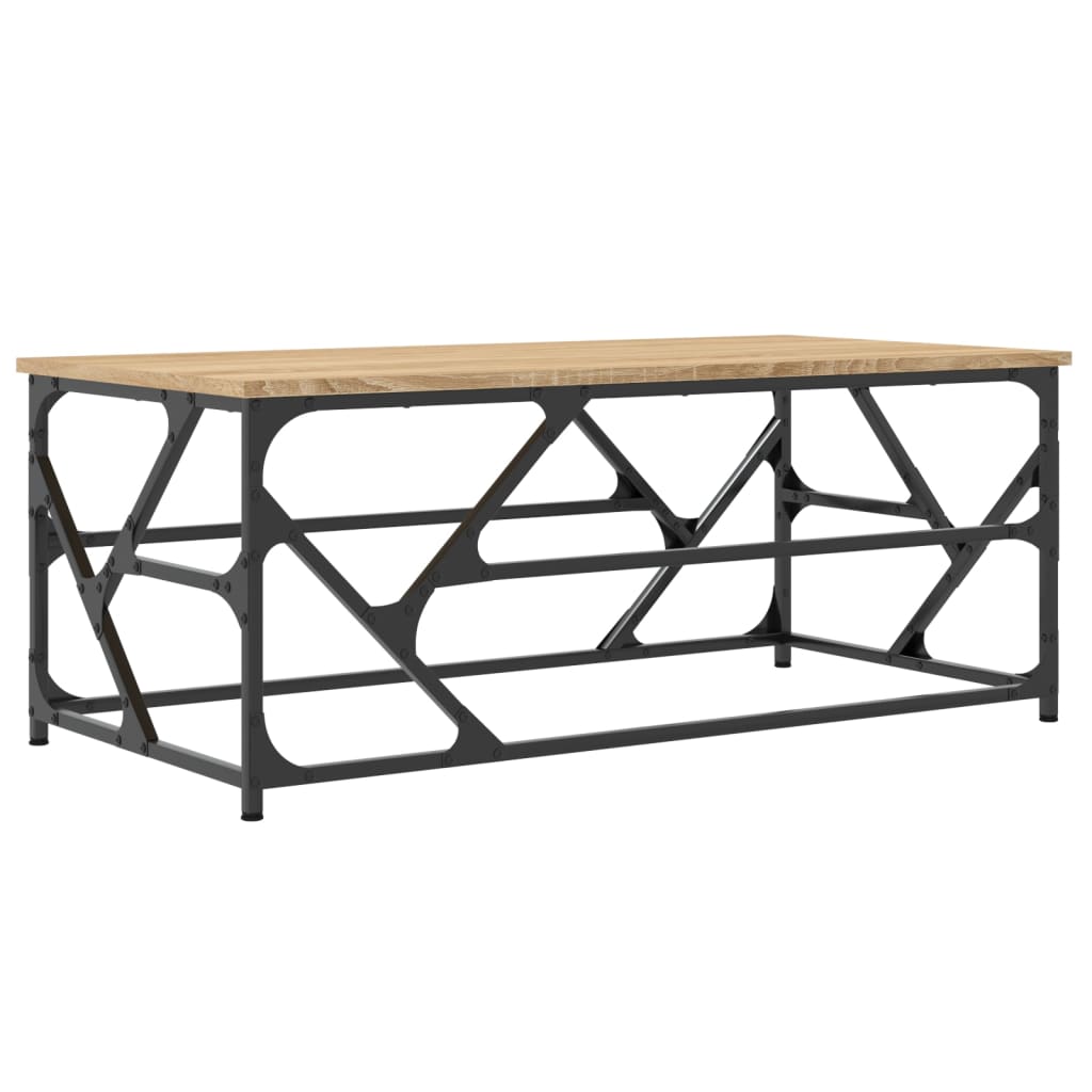 vidaXL Τραπεζάκι Σαλονιού Sonoma Δρυς 100x50x40 εκ. Επεξεργασμένο Ξύλο