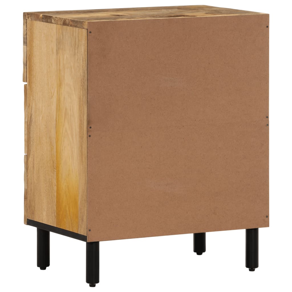 vidaXL Κομοδίνο 50 x 33 x 60 εκ. από Μασίφ Ξύλο Μάνγκο