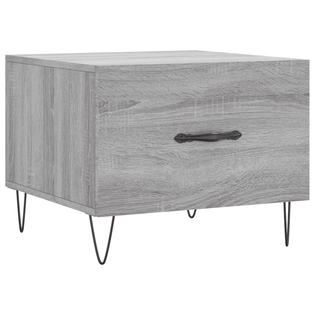 vidaXL Τραπεζάκια Σαλονιού 2 τεμ Γκρι sonoma 50x50x40 εκ Επεξ. Ξύλο