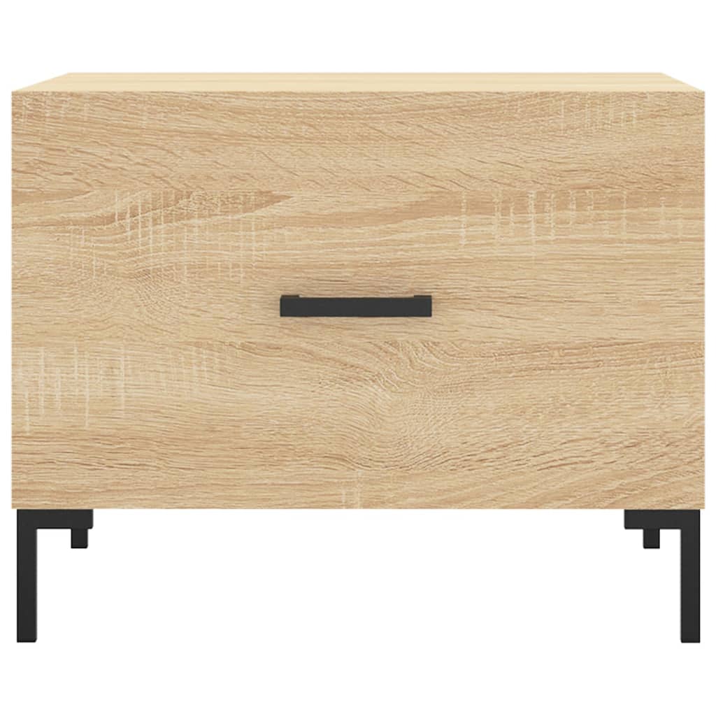 vidaXL Τραπεζάκια Σαλονιού 2 τεμ Sonoma Δρυς 50x50x40 εκ Επεξ. Ξύλο