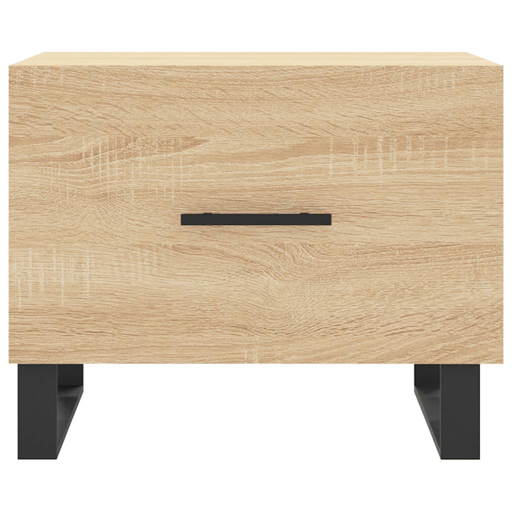 vidaXL Τραπεζάκια Σαλονιού 2 τεμ Sonoma Δρυς 50x50x40 εκ Επεξ. Ξύλο
