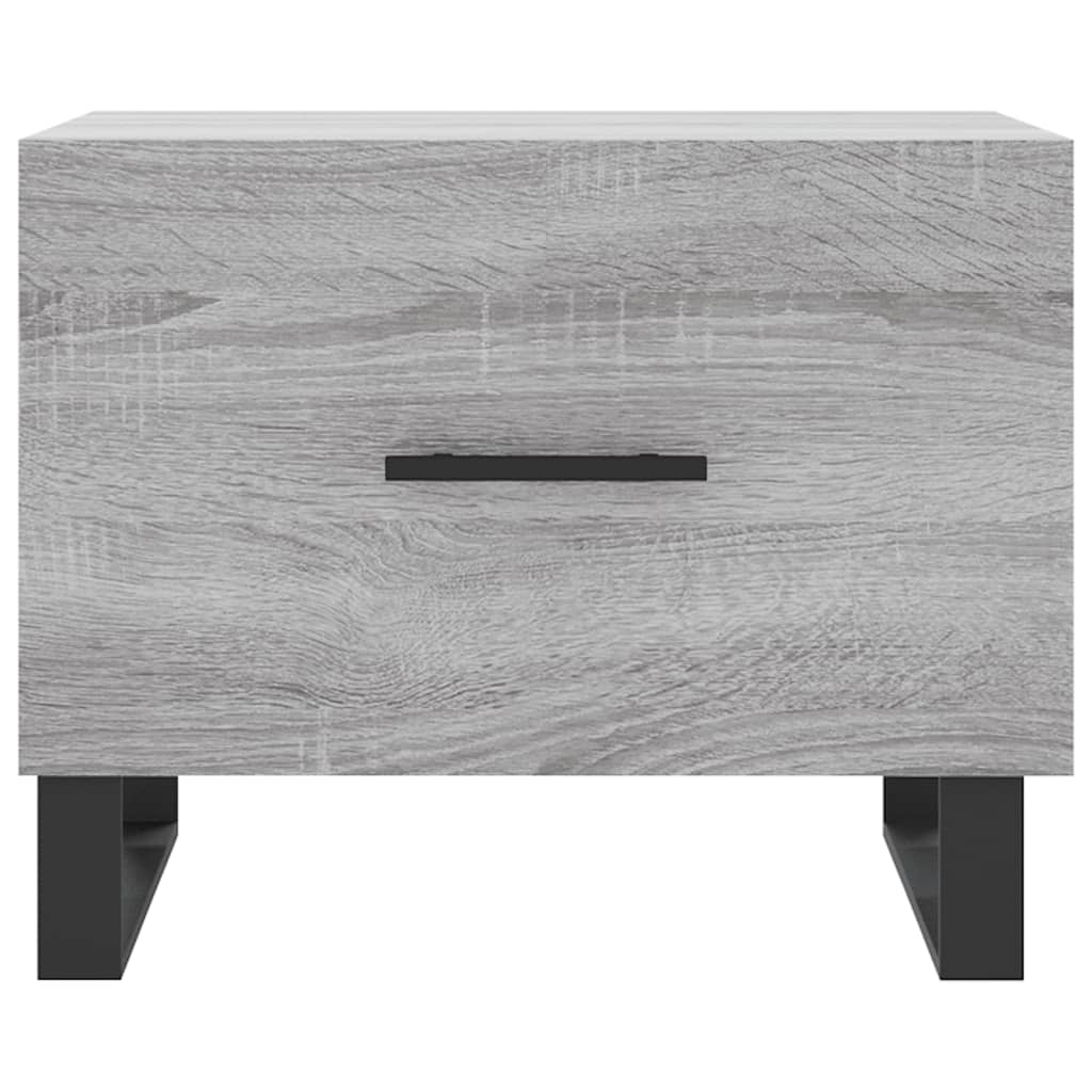 vidaXL Τραπεζάκια Σαλονιού 2 τεμ Γκρι sonoma 50x50x40 εκ Επεξ. Ξύλο