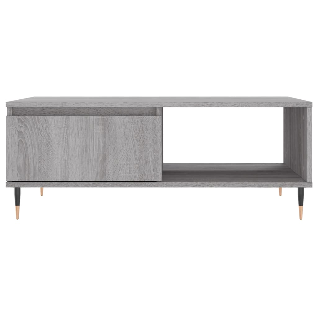 vidaXL Τραπεζάκι Σαλονιού Γκρι Sonoma 90x60x35 εκ. Επεξεργασμένο Ξύλο