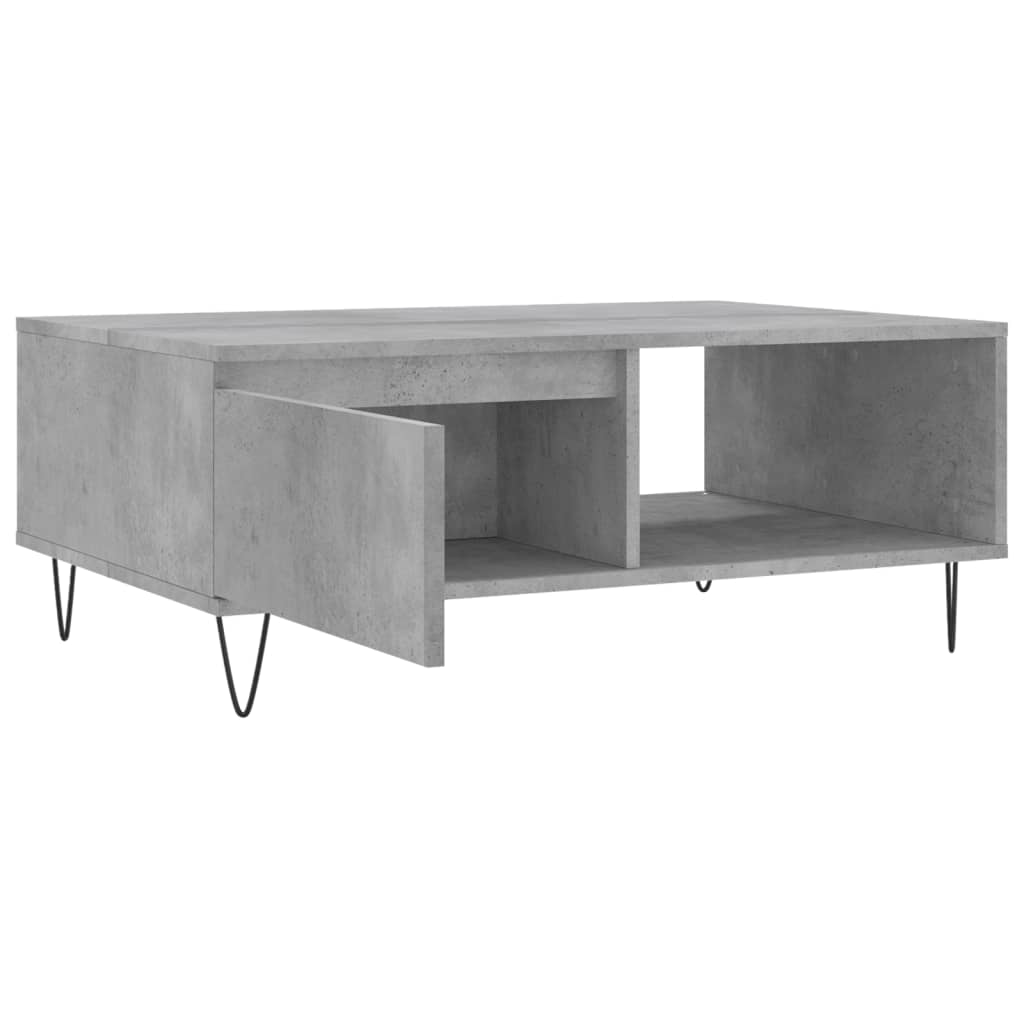 vidaXL Τραπεζάκι Σαλονιού Γκρι Σκυρ. 90x60x35 εκ. Επεξεργασμένο Ξύλο