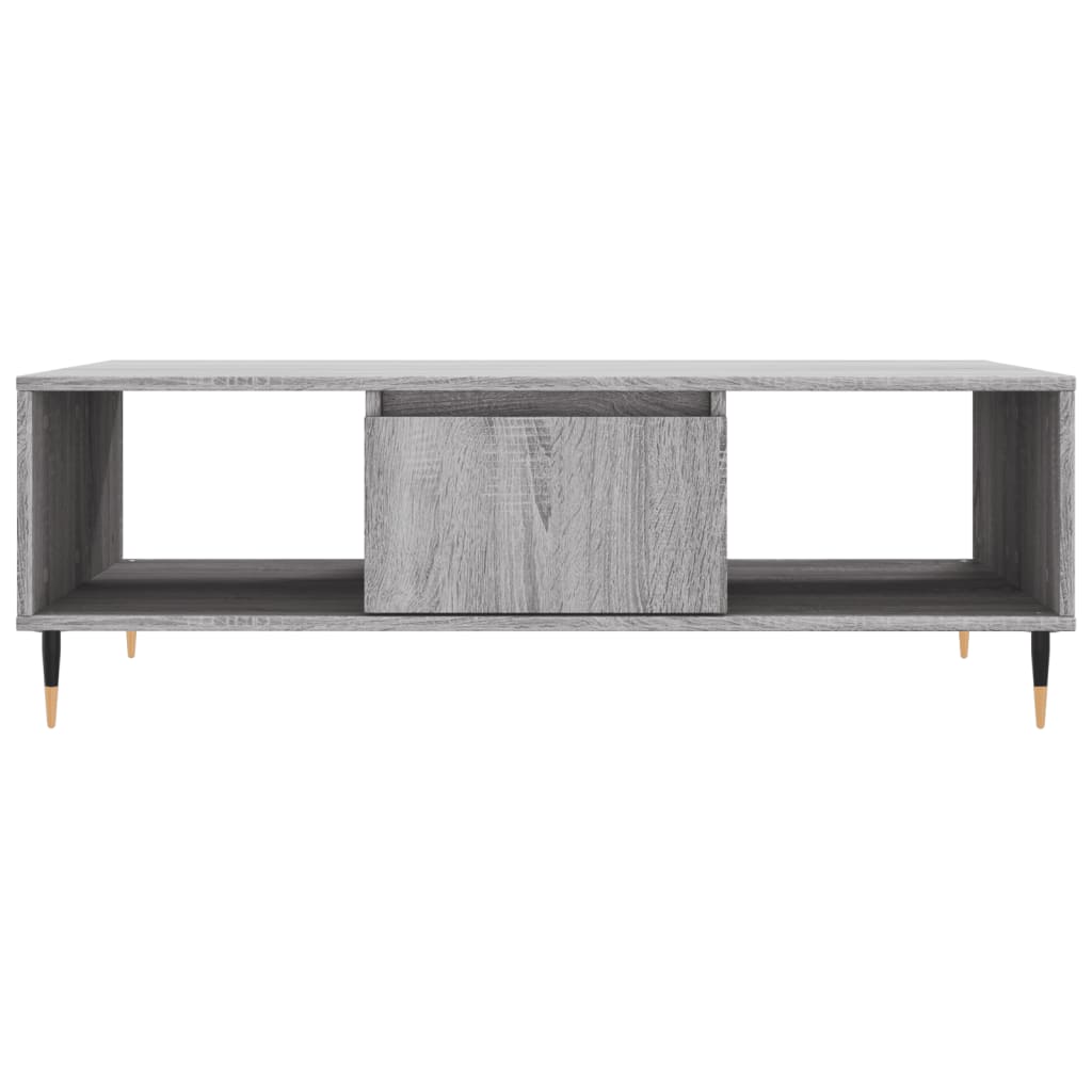 vidaXL Τραπεζάκι Σαλονιού Γκρι Sonoma 104x60x35 εκ. Επεξεργασμένο Ξύλο