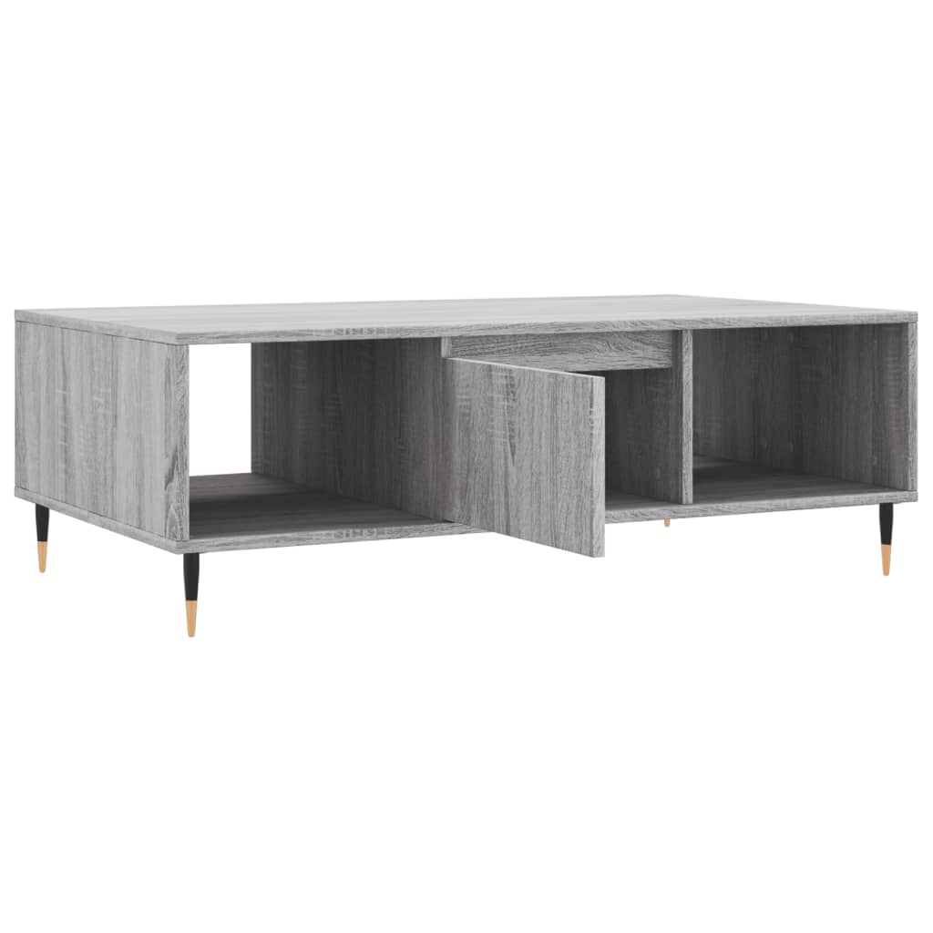 vidaXL Τραπεζάκι Σαλονιού Γκρι Sonoma 104x60x35 εκ. Επεξεργασμένο Ξύλο