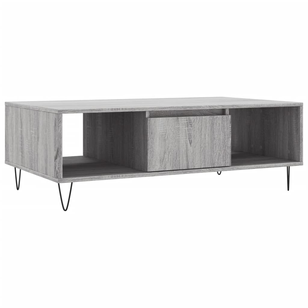 vidaXL Τραπεζάκι Σαλονιού Γκρι Sonoma 104x60x35 εκ. Επεξεργασμένο Ξύλο