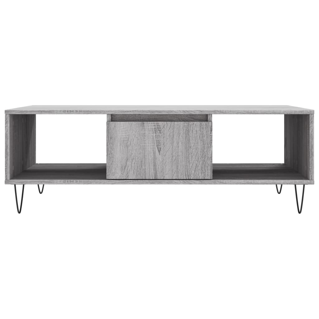 vidaXL Τραπεζάκι Σαλονιού Γκρι Sonoma 104x60x35 εκ. Επεξεργασμένο Ξύλο
